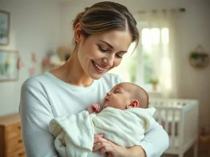 Nauczycielka pomaga dziecku w układaniu klocków w przytulnej i nowoczesnej sali przedszkolnej.